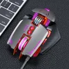 Мыши Wired Gaming Mouse 8button 3200DPI LED Optical USB Компьютерная мышь молча