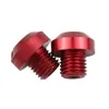 New 2pcs Mototcycle Clockwise M10*1.25 Mirror Hole Plug Screw for Suzuki Honda Yamaha Kawasaki cafe racer Motor Bike Accessories