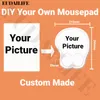 Pad fai da te su misura 3D mano poggiapolsi tappetino per mouse personalizzato il tuo tappetino per mouse in silicone Oppai morbido tappetino per mouse lavoro d'ufficio regalo