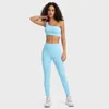 LLLM Donna Yoga Abiti Pantaloncini Fitness Canotta Top Trainning Leggings da corsa Sportwear Casual Sport Palestra Pantaloni da ciclismo Donna DW369