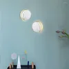 Appliques Eclipse Lampe Nordic Postmoderne Marbre Chevet LED Creative Art Design Café Galerie Chambre Ronde