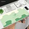 Pads Cute Anime Mouse Pad Mauza Matcha Zielone biurko biurka Mata komputerowa MOUSEPAD KAWAII Office Akcesoria PC Tabela Dywan xxl