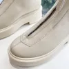 Sıra Kadın Tasarımcı Botlar Platform Platform Zipper Savaş Ayak Bileği Botları Martin Botlar Kış Kadın Ayakkabıları Chelsea Biker Botları Kutu Siyah Kahverengi