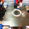 Scanning ENERGETIC Custom 410x410mm/16.2" Big Size Removal Spring Steel Sheet Applied PEI Build Plate For Anycubic Chiron 3D Printer