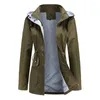 Trench femme coupe-vent 2023 mode femme printemps veste automne capuche amovible femme manteau rouge violet noir Corta