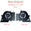 Pads Nouveaux ventilateurs de refroidissement d'ordinateur original CPU GPU CHARMER pour ASUS GU502LU GU502LV GU502LW GU502LWS ROG ZEPHYRUS M15 CARDER GRAPHIC CARDER