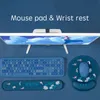 Repose tapis de souris ordinateur de bureau Gamer repose-poignet support de main clavier chinois tapis de coussin ordinateur portable de jeu tapis de souris antidérapant bracelet