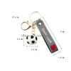 Keychains Lanyards Football Sile Sports Keychain Pendant Souvenir Gift Key Ring Drop Delivery Fashion Accessories Dhjei