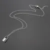 3 Colors Top Quality Luxury Lock Pendant Necklace Classic Style Titanium Steel Jewelry Wholesale