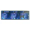 Combos 104 touches Nouvelles touches d'étoile Sky ABS Profil OEM OEM deux touches de transmission de couleurs pour les commutateurs Cherry MX du clavier mécanique 104