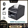 Printers Xprinter XPQ90EC Auto Cutter Kitchen Receipt Thermal Printer 58mm Rapidly Print Large Capacity Bluetooth Printer IOS Android