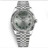 Trusty Watch Mens watch Rhodium wimbledon 41 -мм автоматические 2813 Движение часов, часы из нержавеющей стали Jubilee Strap Men Смотреть с помощью коробки Orologio di Lusso Watch