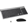 Combos Ultra Slim Spanish Layout Wireless Keyboard Mouse Combos 2.4G Silent Compact Teclado Scissor Key for Computer Desktop tv box