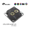 Cooling Bysski CPU Water Block för Intel LGA1700 1150 1151 1155 1156 2011 x99 CPU Cooler SheatSfl 12V/5V RGB Aura Sync CPUXPRAMCV3