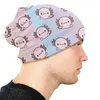 Bérets Mignon Axolotl Pliable Panama Bucket Hat Cap Kawaii Doodle Rose