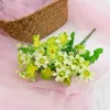 Decorative Flowers & Wreaths Artificial Fake Silk Daisy Wildflowers For Indoor Outdoor UV Resistant Garden Planter DecorDecorative