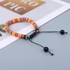 Bracelets porte-bonheur bohême tressé à la main pour femmes hommes réglable coton tissé corde Bracelet amitié cheville été plage bijoux