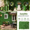 Decoratieve bloemen 60 40 cm kunstmatige planten gras muur diy achtergrond bruiloft buxus hegpanelen voor binnenshuis huizen tuindecoratie