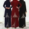 Ethnic Clothing Muslim Women Long Sleeve Tops Skirt Set Islamic Abaya Dubai 2023 Turkey Outfit Ramadan Prayer Clothes 2 Piece Dress Kaftan