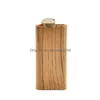 Étuis À Cigarettes Étui En Bois En Plein Air Portable Noyer Boîte De Rangement Du Tabac Ménage Accessoires Pour Fumer Drop Delivery Home Garden Sundr Dhskl