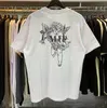 Designer pour hommes T-shirt décontracté homme femme thes ange ange eros cupid steel sail mousse imprimé avec lettres imprimé manches courtes top se vend 23SS les nouvelles chemises de hip hop de luxe