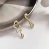 Dangle Earrings Novelty Note For Women Irregular Simple Geometric Water Drop Studs Ear Korean Style Femme DIY Jewelry Gifts 2023