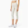 Active Pants Ribbed ColorBlock High midja Yoga Kvinnors sömlösa leggings plus storlek Croped Tight Sports Gym Fitness Sportwear