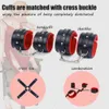 Massager Bondage Set Bed Games Adults Handcuffs Nipple Clamps Whip Spanking Anal Plug Vibrator SM Kits Sex Toys for Couples Erotic 80% Onli
