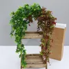 Dekorativa blommor Simulering Växt Långt serviceliv plast hängande enkel vård väggdekor falsk rotting hemförbättring