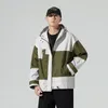 Erkek Ceketler 2023 Erkek Kapşonlu Erkekler Hip-Hop Out Giyim Bahar Spor Rüzgar Derbazı Dışarıda Açık Havada Sonbahar Street Giyim Pamuk Paltolar S-3XL