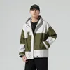 Mäns jackor 2023 Mens Hooded Men Hip-Hop Outwear Spring Sport Windbreaker Casual utomhus Autumn Streetwear Cotton Coats S-3XL