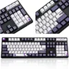 Combos 113 Tasten Lila Datang Tastenkappe PBT Sublimation Tastenkappen OEM Profil Mechanische Tastatur Tastenkappe Chinesischer Stil GK61 GK64