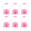 Bouteilles de stockage 6pcs Gumball Machine 3. Banque de bulles de distributeur de bonbons de pouce pour les cadeaux d'enfants ( )