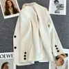 C5601 Spring Autumn Women's Casual Blazer Coat Lapel Collar Long Sleeve Outerwear OL Blazer Coat