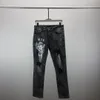 New Designer Mens Jeans Skinny Pants Casual Luxury Jeans Men Fashion Distressed Ripped Slim Motorcycle Moto Biker Denim Hip Hop PantsQ11