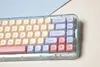 Accessoires 132 touches xda keycaps pbt colorant sublimation keycaps rose Marshmallow thème pour le clavier mécanique gmmk pro tm680 89 xda keycap