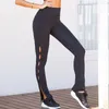 Active Pants Sexy High Waist Sports Hollow Out Trousers Elastic Women Yoga Leggings Workout Dancing Fitness Gym Running Exercise Tights