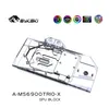 Cooling Bykski Full Cover RGB GPU Water Cooling Block för MSI RX 6900XT Gaming X Trio AMS6900TRIOX