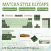 Tillbehör KeyCaps 125 Keys PBT KeyCap färgämnen