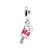 2023 NY CHARMS String Lollipop Bell Pendant Women Wedding Engagement Designer Jewelry Gift Diy Fit Pandora Armband Halsband