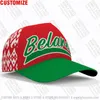 Casquettes de baseball Biélorussie Homme Jeunesse Chapeau Gratuit Personnalisé Nom Numéro Imprimer Po Pays Diy Nation Russe Drapeau Biélorusse Casual Casquette De Baseball