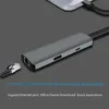 Stations USB C Hub Type C to HDMIcompatible 7 Ports Docking Station For Macbook PC with USB 3.0 PD 1000Mbps RJ45 Cable Ethernet USB Lan