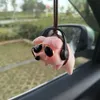 Nouveau mignon cochon voiture accessoire Swing cochon voiture pendentif Auto rétroviseur pendentifs cadeau d'anniversaire Auto Decoraction ornements voiture décor