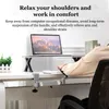 Pedler 360 ° Döndürme Metal Kol Dinlenme Wrise Destek Ergonomik Bilgisayar Ayarlanabilir Mouse Pad Arm tentesi Konfor Ofisi Genişletilmiş El Standı