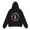 Designer Clothing Mens Sweatshirts Hoodies Beautiful Rhude Black Money Hoodie Playful Pentagram Print High Quality Terry Sweater for Men Women Casual Fashion Stre