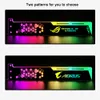 Cooling Coolmoon 28cm Extended Graphics Card Support 5V 4PIN RGB GPU Holder Bracket Frame Stand Computer Case Light Board Accessories