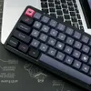 Combos GMKKEY Dracula Tastenkappen XDA DYESUB Tastenkappe für dz60/RK61/gk64/68/75/84/980/104 mechanische Tastatur GMK Tastenkappe 7u Leertaste