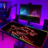 Repose un grand pad de souris RVB XXL Gaming Mousepad LED Mause Pad Gamer Msi Mouse Mouse Tappet Big Mause Pad PC PC Keyboard PAD PAD MAT avec rétro-éclairé