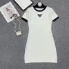 Designer Dresses Dress For Women Soft Cotton Stretch Fashion Brands Womens Tops Tank Dress Knitted Cotton U Neck Sleeveless Solid Sexy Elasticity Bodycon Mini Skirt