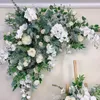 Fleurs décoratives orchidée arches artificielles toile de fond mariage suspendu coin décor mur table pièce maîtresse signe de bienvenue organiser rangée florale